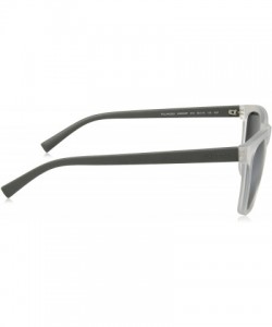 Square Men's N3629sp Square Sunglasses - Matte Crystal/Matte Grey - C1186SZ7Z7Z $57.28