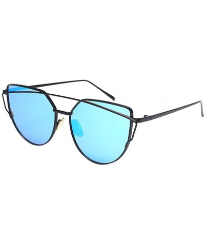 Rimless Sunglasses Vintage Oversized Glasses Eyewear - A - CZ18QS9Z8HS $15.74