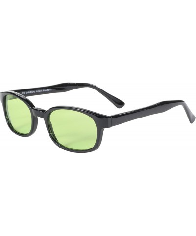 Wayfarer Original KD's Biker Sunglasses (Black Frame/Green Lens) - Black Frame/Green Lens - CH111XKGCR3 $12.22