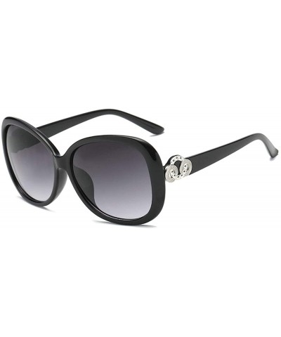 Sport Vintage Polarized Sunglasses for Women PC Resin UV 400 Protection - Black - CA18T2TOQUK $28.32