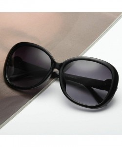 Sport Vintage Polarized Sunglasses for Women PC Resin UV 400 Protection - Black - CA18T2TOQUK $18.75