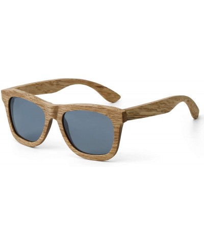 Sport Polarized Sunglasses for Men and Women - Handmade Wood Glasses/Real Wooden Sunglasses - Black - CA18U9URURX $32.70