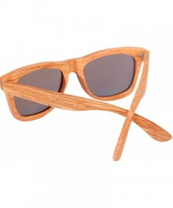 Sport Polarized Sunglasses for Men and Women - Handmade Wood Glasses/Real Wooden Sunglasses - Black - CA18U9URURX $20.33