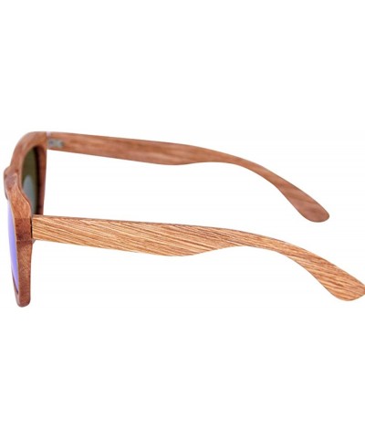 Sport Polarized Sunglasses for Men and Women - Handmade Wood Glasses/Real Wooden Sunglasses - Black - CA18U9URURX $32.70