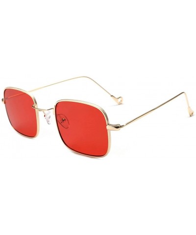 Goggle Women Fashion Quadrate Shades Sunglasses Integrated UV Candy Eyeglasses Glasses - C - C318D3RSW7H $12.60