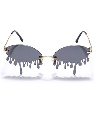 Sport Fashion Funny Personality Sunglasses Teardrop Style Glasses - 4 - CU190HD4GGN $31.72
