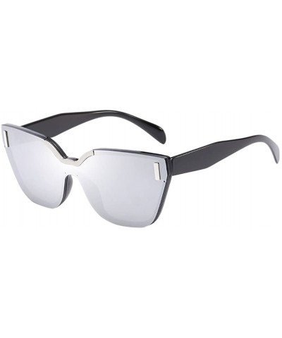 Sport Womens Sunglasses Over Glasses Fashion Eyewear Eyeglasses & Storage Case - Black&white - C51808MIX4G $28.05