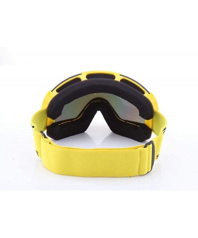 Goggle Snowboarding men's skiing glasses- climbing goggles double anti-fog and windproof mirror snow mirror - A - CL18RYH8GOW...