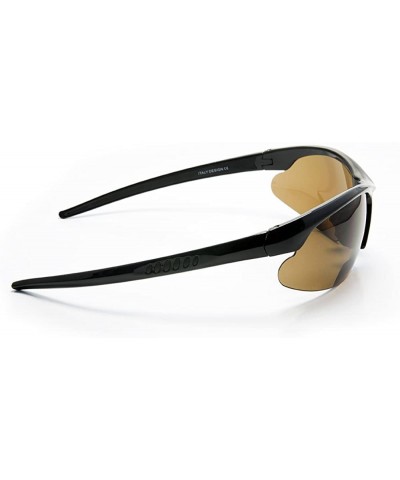 Sport Polarized Sun Glasses Bifocal Sunglasses Reading +1.50 +2.00 +2.50 +3.00 Sports (+1.50- Black Frame w/Brown Lens) - CF1...