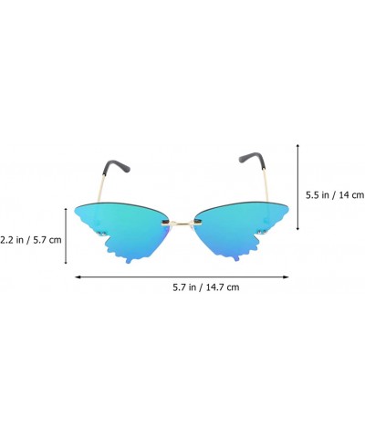 Aviator Sunglasses Butterfly Fashionable Supplies - CU190R0Y0NM $12.44