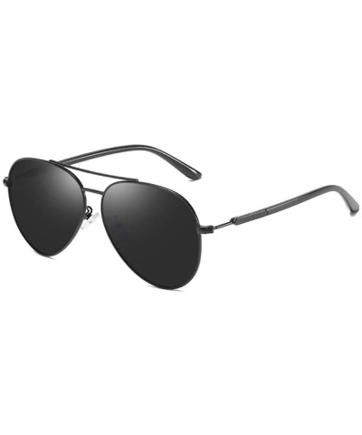 Cat Eye Oversized Sunglasses for Women - Extra Large Frame Polarized UV400 Lens Classic Fashion Sun Eye Glasses - B - CV197TY...