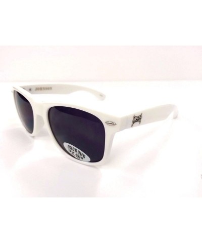 Sport Authentic Shades Johnson Wayfarer White Sunglasses California Lowrider Style - C012M94CVVR $8.75