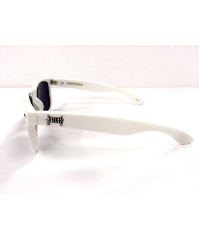 Sport Authentic Shades Johnson Wayfarer White Sunglasses California Lowrider Style - C012M94CVVR $8.75