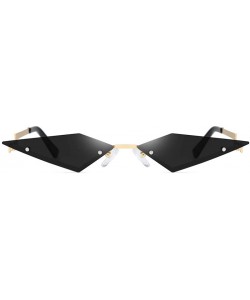 Aviator Square Aluminum Magnesium Frame Polarized Sunglasses Spring Temple Sun Glasses - Black - CT19023L9QC $12.10