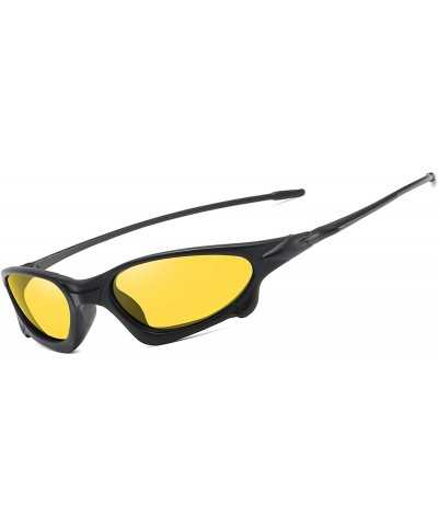 Sport Polarized Sport Sunglasses for Men Women Driving Fishing UV400 Protection PC Frame Shades For Womens - C6193HZY9E5 $12.67