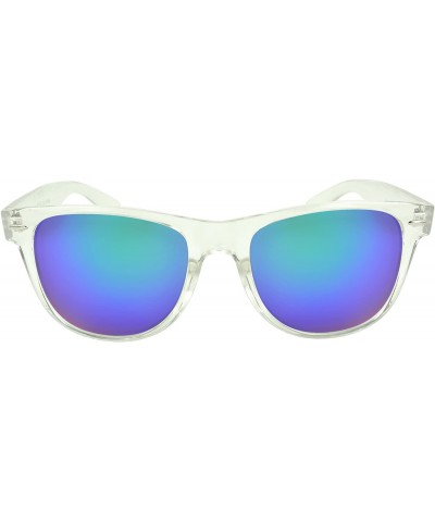 Wayfarer Retro Fashion Horm Rimmed Sunglasses Series UV400 - Clgnbu - CF124KC6IC9 $11.66