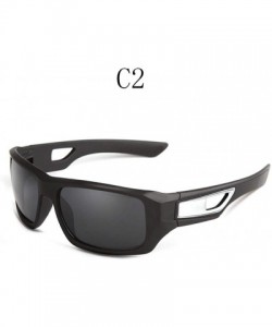 Sport Unisex Fashion Polarized Sunglasses - Outdoor Riding Sports Sun Shade Glasses Adult - B - CF18S9CG57X $10.88