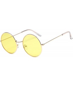 Round Vintage Women Men Round Sunglasses for Outdoor Women Men Retro sunglasses Eyewear for Travel Shopping - CD18NS95LTZ $14.21