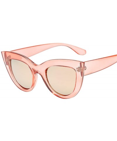 Square Fashion Sunglasses Mirrored Eyewear - D - CX18RLUN6WG $9.92