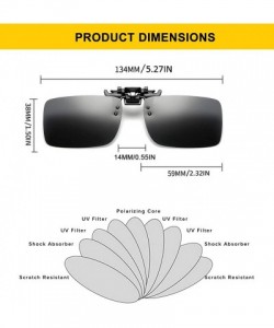 Shield Polarized Sunglasses Function Anti Glare Prescription - Black - CT1944AT2WR $9.84