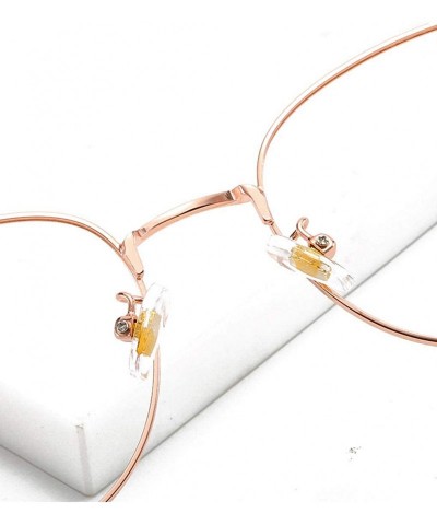 Cat Eye Blue Light Blocking Glasses Metal Frame Cat Eye Eyeglasses Anti-Blue Light with a Cloth glasses case - CT18SLWH5WN $2...