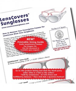 Goggle Sunglasses Large - Red - C911LPTTQYN $26.90
