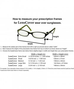 Goggle Sunglasses Large - Red - C911LPTTQYN $26.90