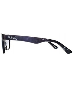Wayfarer Shiny Marble with Silver Tone Metal Wayfarer Sunglasses (Unisex) - CL180H0NH9N $40.53