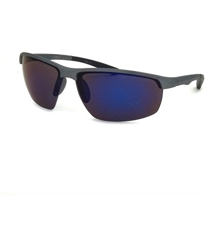 Sport Designer Fashion Sports Sunglasses SP2435 - Matt Grey-blue M - C918ISY5OT8 $18.54