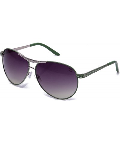 Aviator Anastasia" - Modern Celebrity Design Aviator High Fashion Sunglasses for Women and Men - Green - C917YXSGL53 $19.50