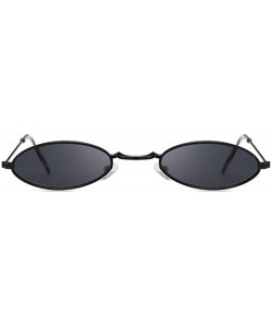 Round Women Sunglasses Famous Oval Sun Glasses Luxury Metal Round Rays Frames Black Small Cheap Eyewear Oculos - C7198580KYW ...