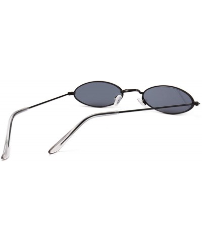 Round Women Sunglasses Famous Oval Sun Glasses Luxury Metal Round Rays Frames Black Small Cheap Eyewear Oculos - C7198580KYW ...