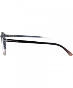 Round Magnified Reading Glasses Round Keyhole Fashion Frame Spring Hinge - Gray - CJ186AZE254 $9.04