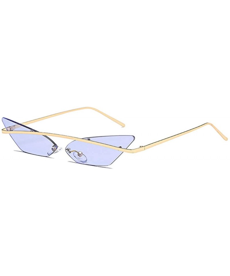 Sport Men and women Fashion Retro Sunglasses metal frame Sunglasses - Purple - C518LL0R7NI $11.99