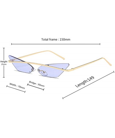 Sport Men and women Fashion Retro Sunglasses metal frame Sunglasses - Purple - C518LL0R7NI $11.99