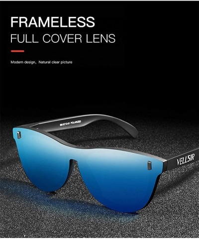 Goggle 2019 New Fashion Cycling Glasses Sunglasses Sports Windproof Polarized Drivers BMX Bike Goggles - Blue - CK18YH8430A $...