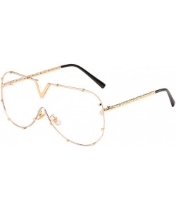 Sport Fashion Metal Sunglasses for Men and Women for Driving Traveling Beach - White - C918DM540WI $31.91