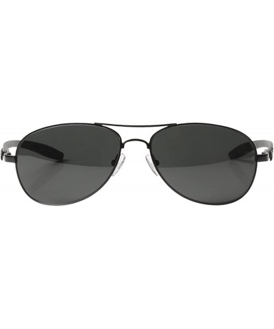 Aviator metal frame Sunglasses Men Aviator Sunglasses Womens Fashion driving sunglasses 8usa - 8usa1001 C-3 Gray Lenses - CJ1...