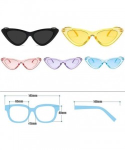 Goggle Fashion Cat Eye Sunglasses Vintage Mod Style Retro Eyewear - Purple - C1189U6YHL7 $13.29