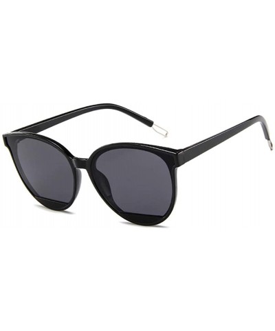 Oversized Cat Eye Sunglasses For Women-Polarized OVERSIZED Shade Glasses-Fashion Vintage - B - C91905XQ4OG $23.07