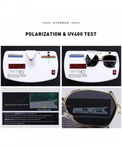 Oversized DESIGN Women Luxury Brand Polarized Sunglasses Ladies Fashion C01 Black - C05 Purple - CL18XGDQEIM $29.23