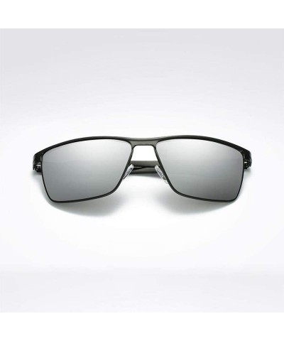 Round Polarized Sunglasses Glasses Teardrop MDYHJDHHX - Silver - C618X6N9ZAC $22.31