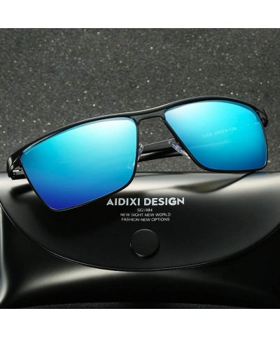 Round Polarized Sunglasses Glasses Teardrop MDYHJDHHX - Silver - C618X6N9ZAC $22.31