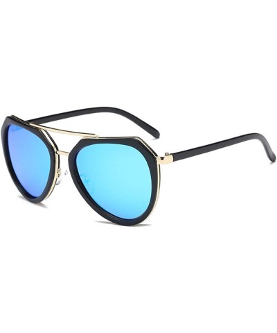 Aviator Polarized sunglasses for men and women with the same glasses anti-ultraviolet Sunglasses - C - CK18QQ2DXOW $27.52