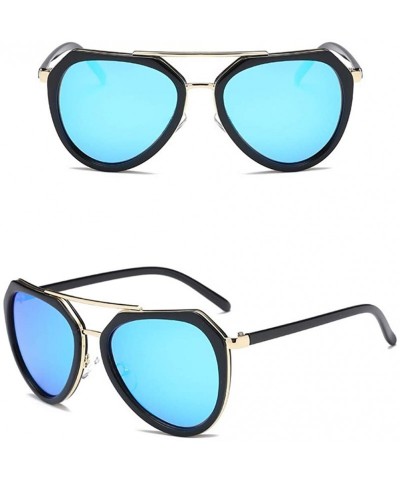 Aviator Polarized sunglasses for men and women with the same glasses anti-ultraviolet Sunglasses - C - CK18QQ2DXOW $27.52