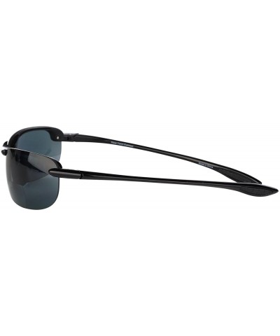 Wrap Dreamin Maui" 2 Pair of Polarized Bifocal Sunglasses Lightweight for Men and Women - Silver/Black - CH18DCQQ73Y $33.90