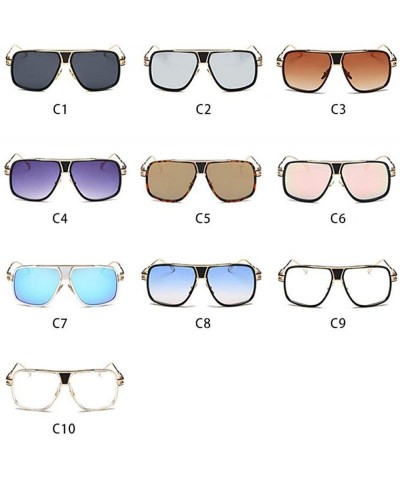 Aviator Emosnia New Style 2019 Sunglasses Men Brand Designer Sun Glasses Driving C1 - C9 - CA18YZUAL93 $19.59