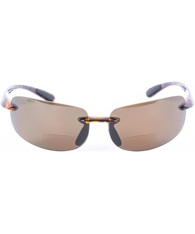 Rectangular Lovin Sport Polarized Bifocal Sunglasses - Non Polarized - Tortoise/Tortoise - CA12NZEP5UT $25.96