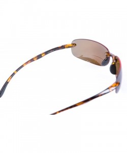 Rectangular Lovin Sport Polarized Bifocal Sunglasses - Non Polarized - Tortoise/Tortoise - CA12NZEP5UT $25.96