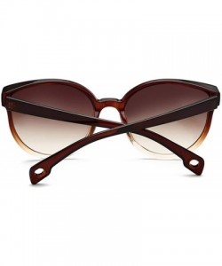Square Sunglasses Cat Eye Women Men Sun Eyewear Eyeglasses Plastic Frame Clear Lens UV400 Shade Fashion Driving - C3 - C4198A...